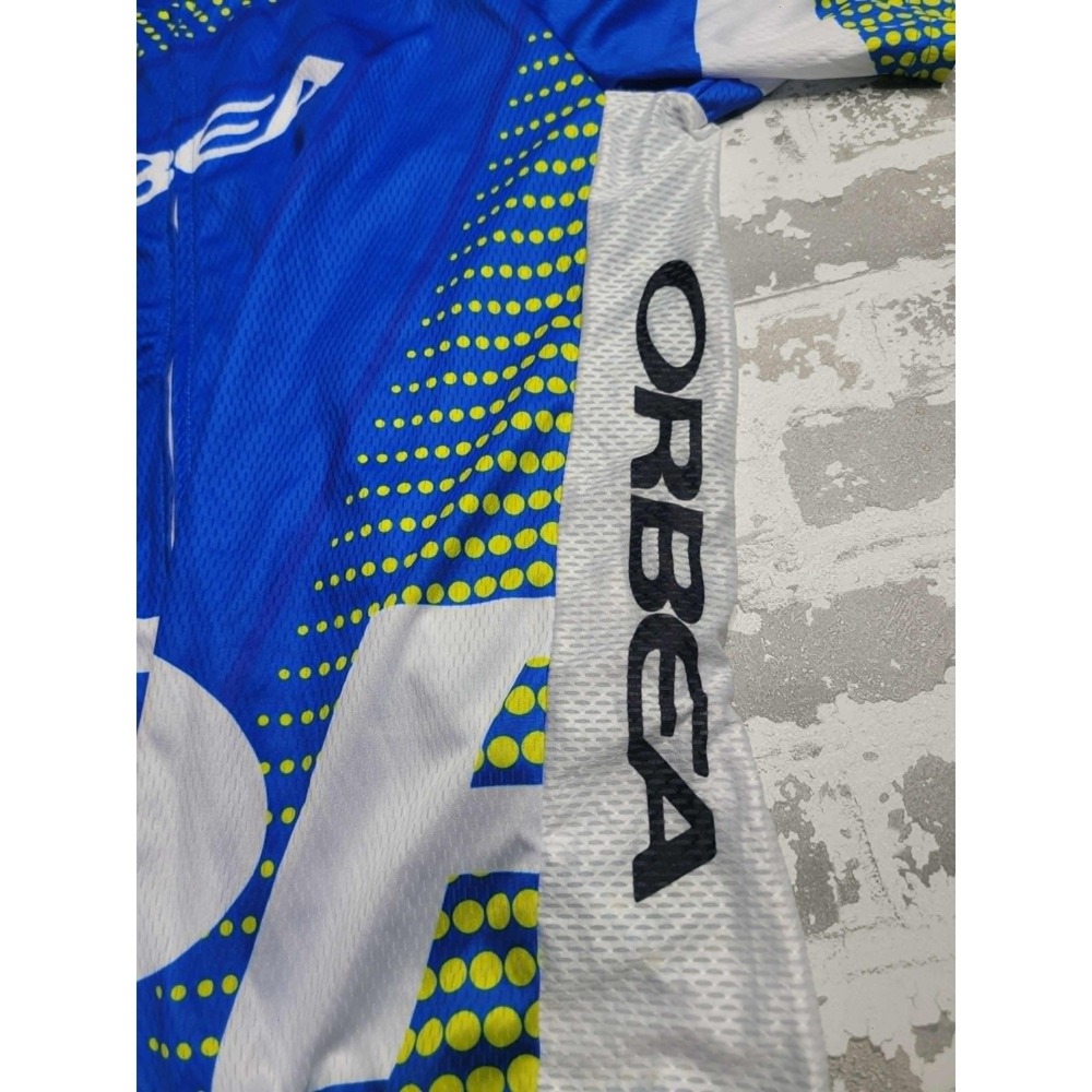 Orbea Cycling Jersey Short Sleeve Zip Men's XXL Blue - Picture 6 of 6